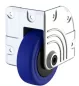 Preview: HD Einbau-Eckrolle, Blau, 75mm