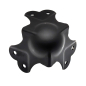 Preview: Large PennBrite black Heavy Duty Ball Corner