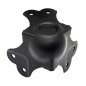 Preview: Large Black Female Stackable Heavy Duty Ball Corner with 30mm Offset
