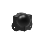 Preview: Kugelecke 50mm schwarz