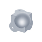 Preview: Kugelecke 50mm, 1.5mm Stahl, IR2