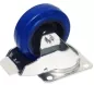 Mobile Preview: 100mm Braked Swivel Castor with Rubber Blue Wheel