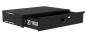 Preview: 2HE-Rackschublade HD, 286,5mm tief, abschließbar, Black, Stahl