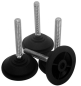 Preview: Set of 4 Adjuster Feet with M12 thread