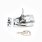 Preview: Die-Cast Polished Chrome Draw Latch with Key Lock