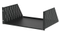 Preview: 4U Black Rack Shelf - 368mm Deep