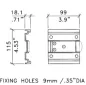 Preview: Steckschiene passend W0985/80+W0990/80