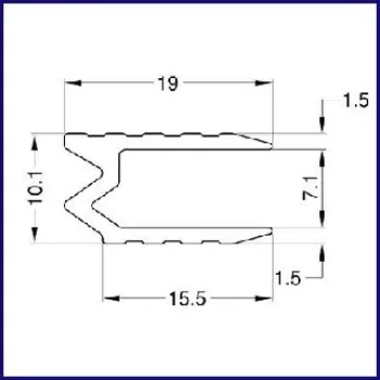 Schließpr. hybrid, 7.1mm, Biegequalität