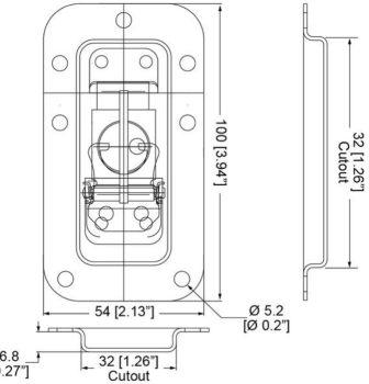 Butterfly Catch klein in schmaler Schale