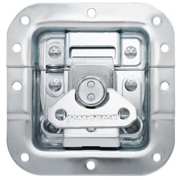 Medium MOL3 Recessed Latch with Padlock Bracket in Deep Dish with 27mm Offset on Bottom Half