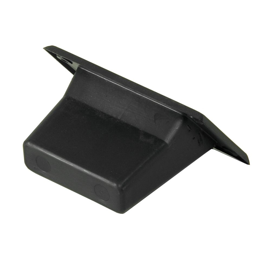Small Black Plastic Cabinet Pocket Handle