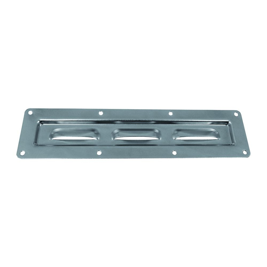 Large Thin Very Shallow PennBrite Dish with Louver Vents