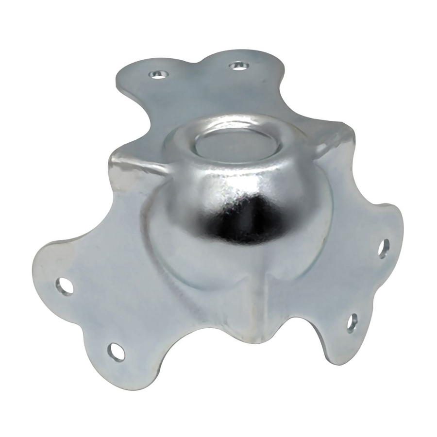 Large PennBrite Zinc Female Stackable Heavy Duty Ball Corner