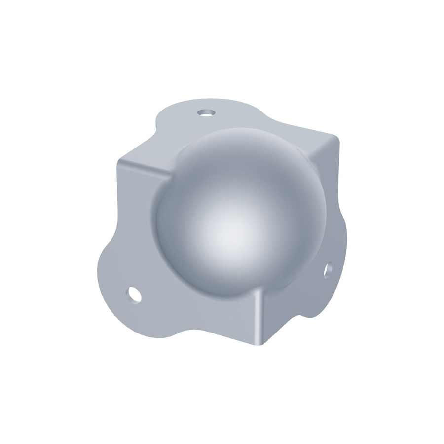 Kugelecke 50mm, 1.5mm Stahl, IR2