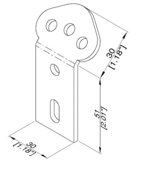 Verbindungswinkel zum R8800- System