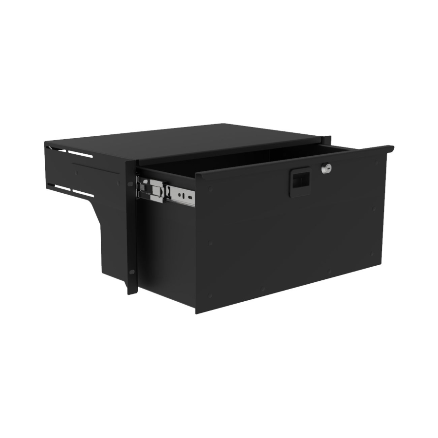 285mm Deep, 5U Heavy Duty Rack Drawer with Handle