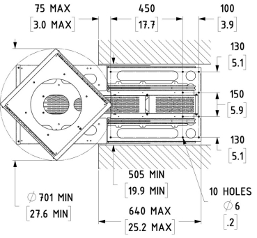 19" Rack, dreh- und ausziehbar Basisstation