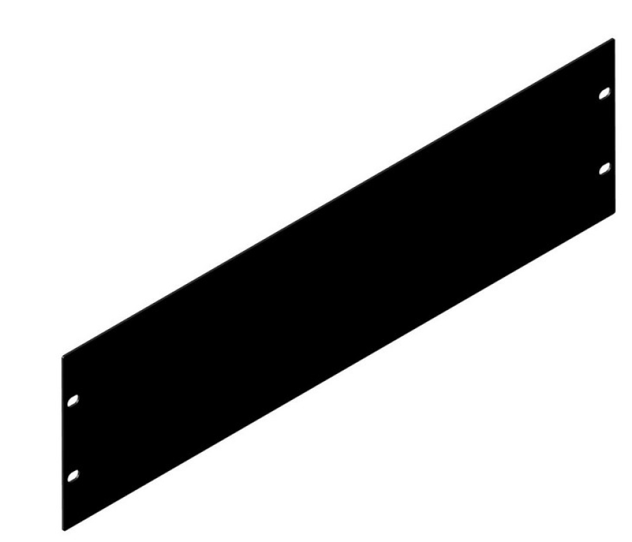 3HE-Rackblende, 3mm Aluminium