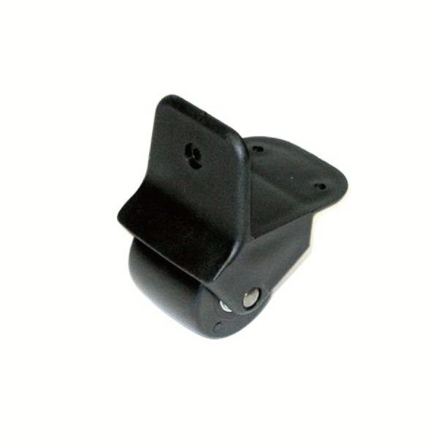 Aufsatz-Kantenrolle 50mm, Gummi/Nylon schwarz