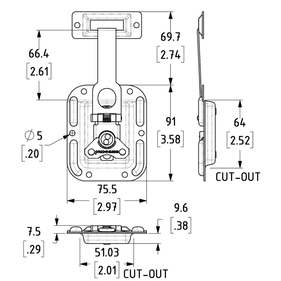 Medium Overlatch in Shallow Offset Dish - 66.4mm Blade