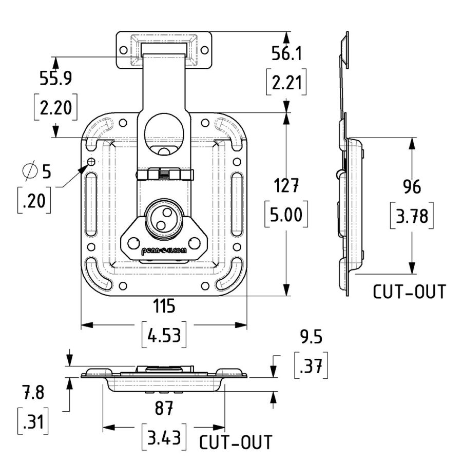 Large Overlatch in Shallow Offset Dish - 55.9mm Blade