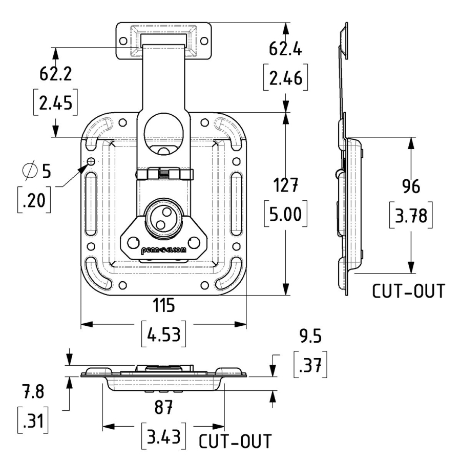 Large Overlatch in Shallow Offset Dish - 62.3mm Blade