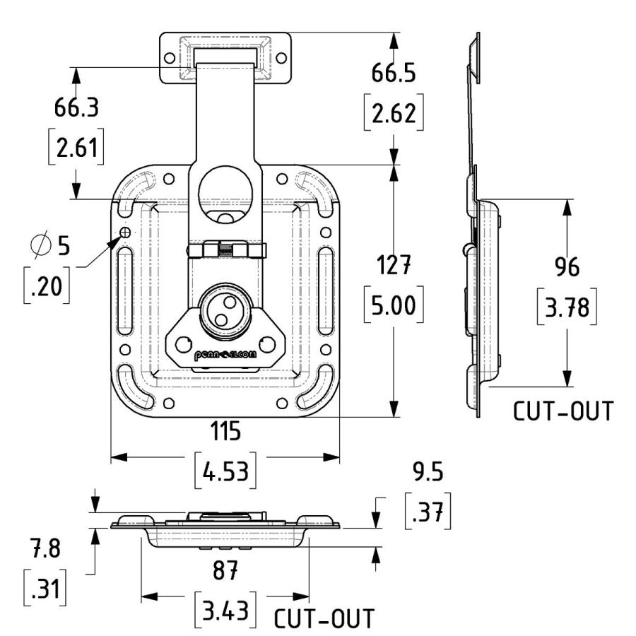 Large Overlatch in Shallow Offset Dish - 66.3mm Blade