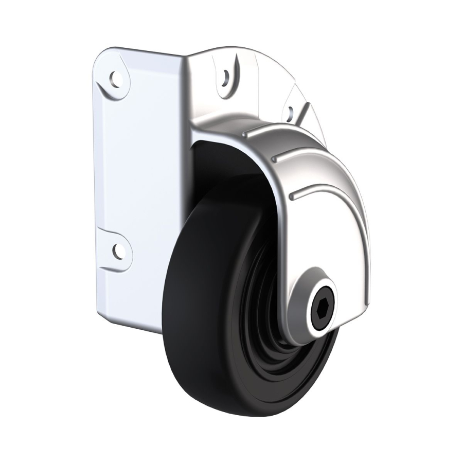 Aufbau-Eckrolle, 75mm