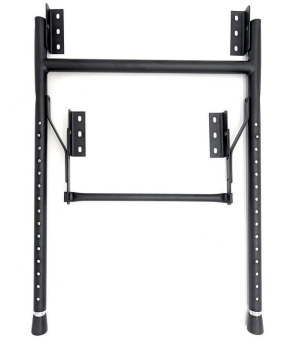 Tischbein, höhenverstell.- und klappbar, Black