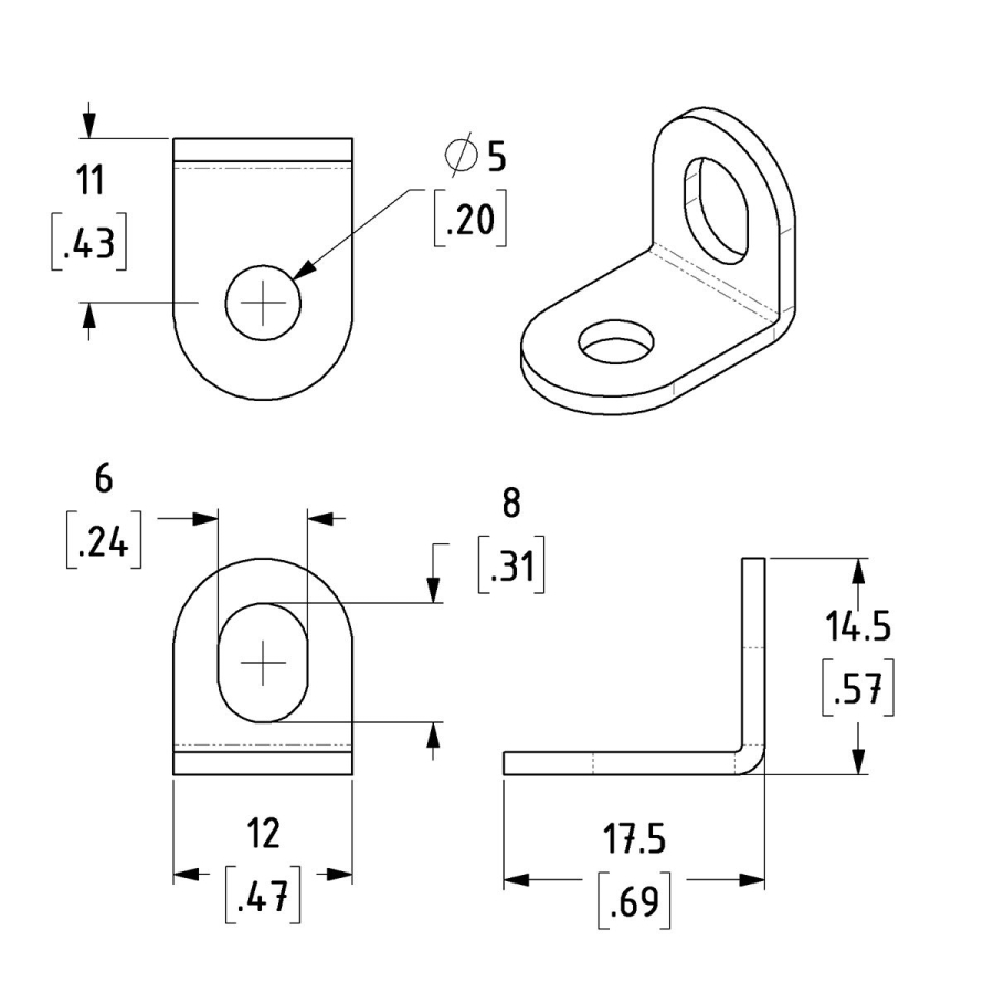 Zinc Padlock Bracket