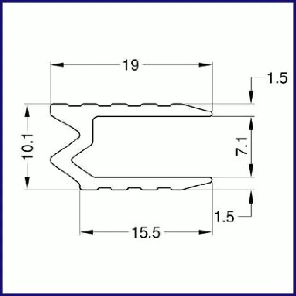 Schließpr. hybrid, 7.1mm, Biegequalität