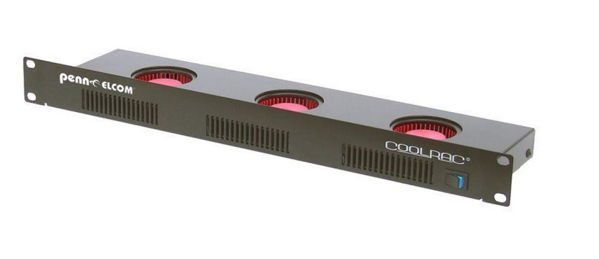 1HE Lüftungseinheit, mit 3 Miniventilatoren