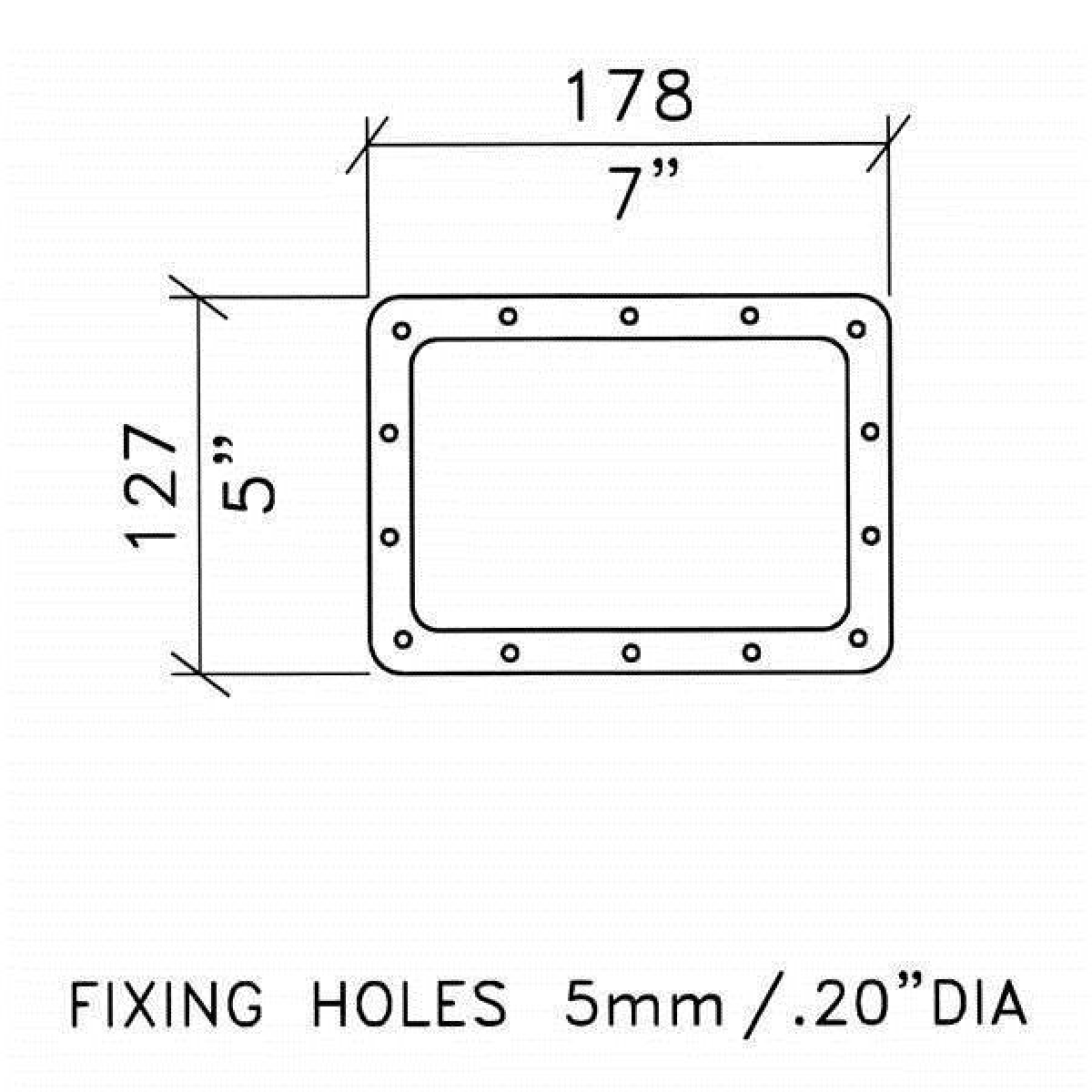 Backplate For H7165 Large Handle Series