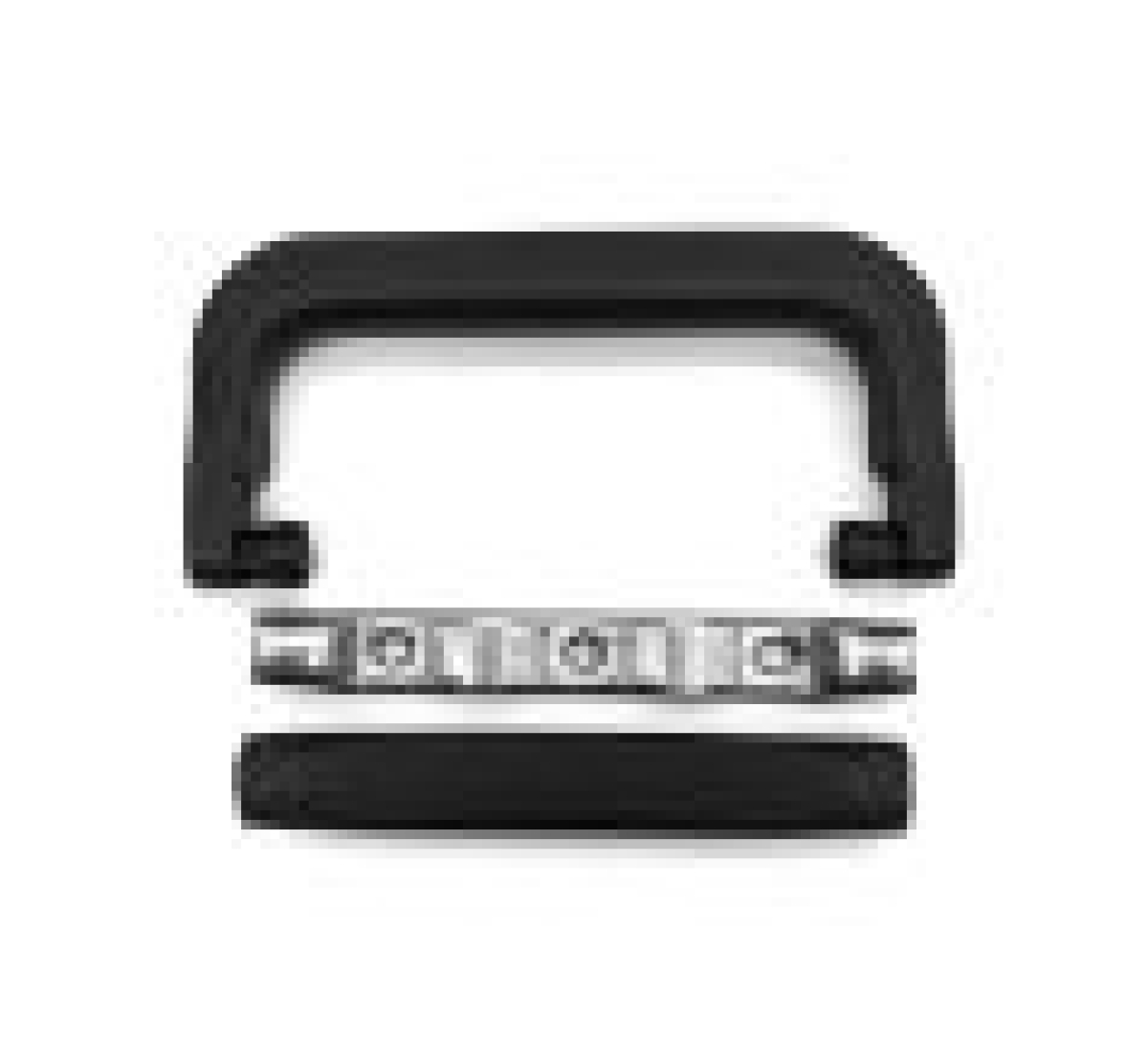 Black Briefcase Swivel Handle with Black Fittings