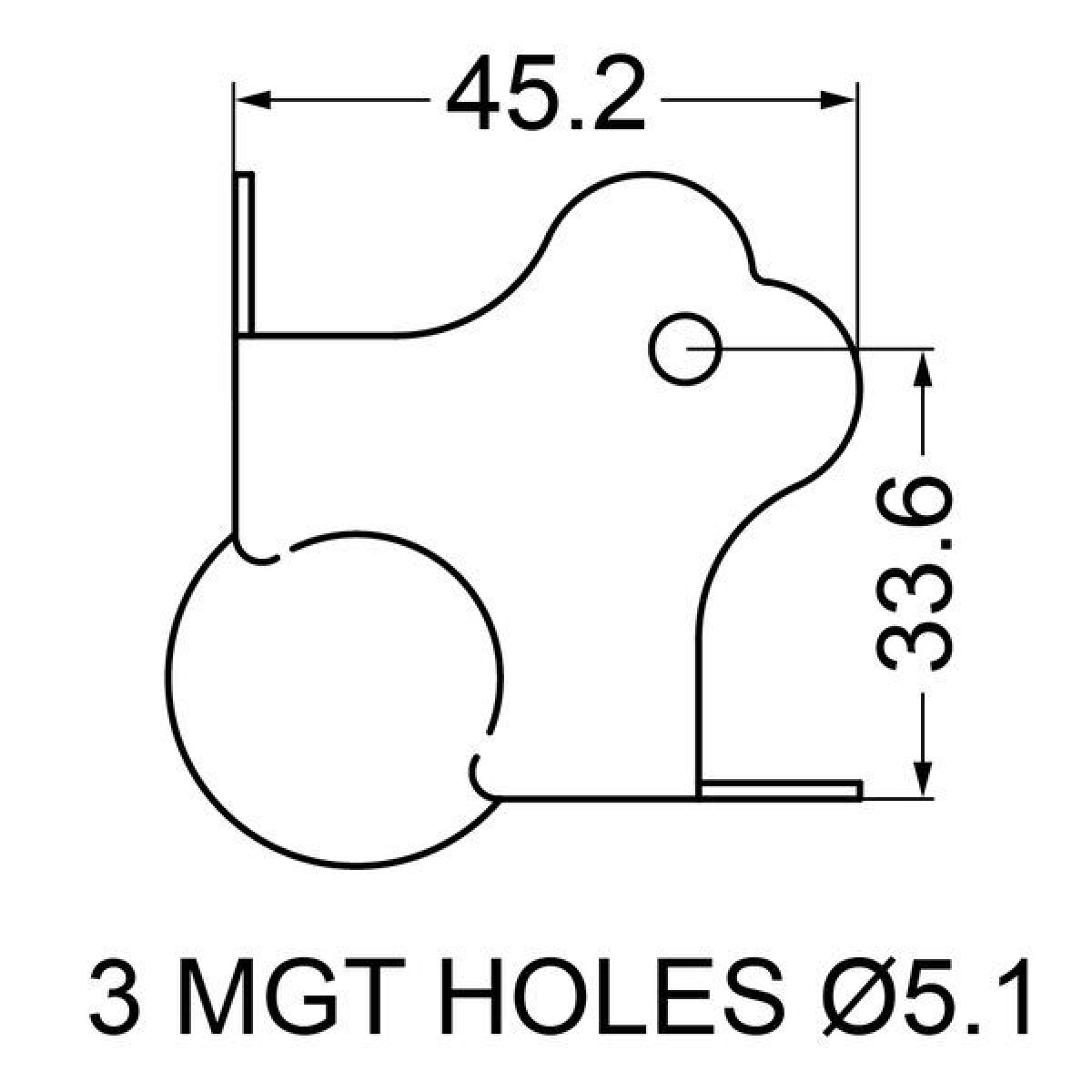 Medium PennBrite Ball Corner