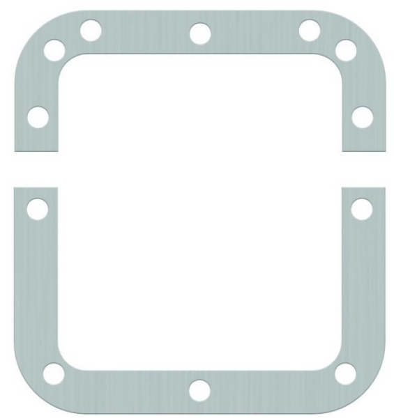 Nietrahmen für mittlere Schale, 2 Teile