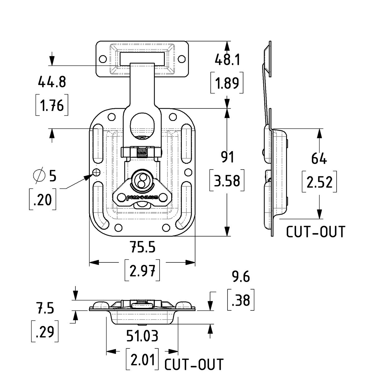Medium Overlatch in Shallow Offset Dish - 44.8mm Blade