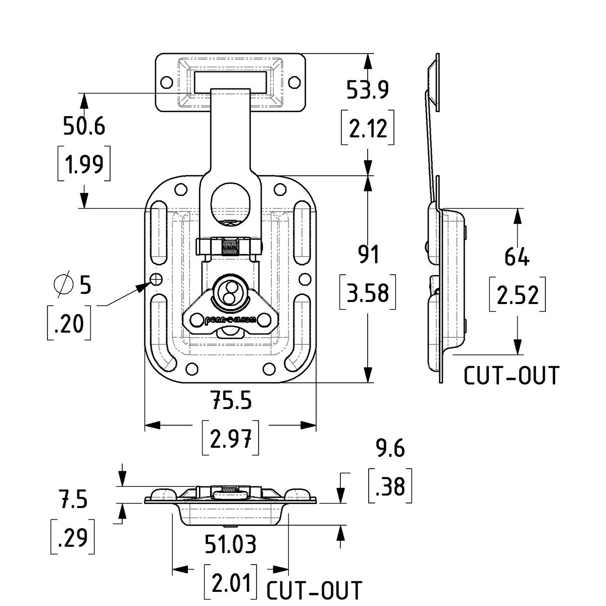 Medium Overlatch in Shallow Offset Dish - 50.6mm Blade