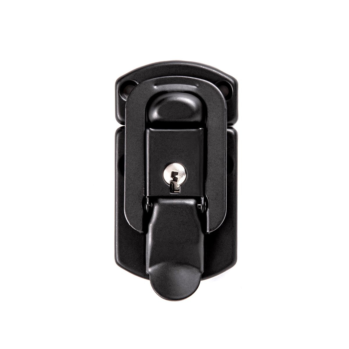 Large Black Medium Duty Draw Bolt with Key Lock