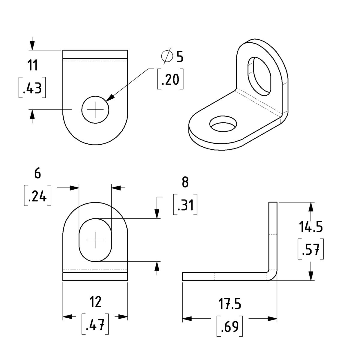 Zinc Padlock Bracket