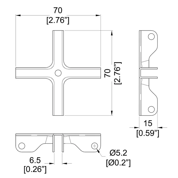 Stabilisierungskreuz 6.5mm