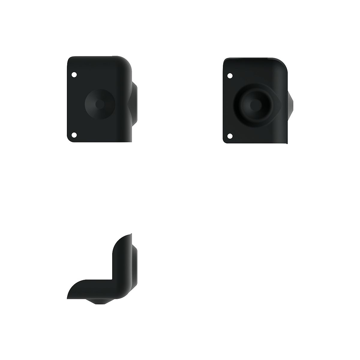 Boxenecke HD 69x51, mit Stapelsystem, 2 Schenkel
