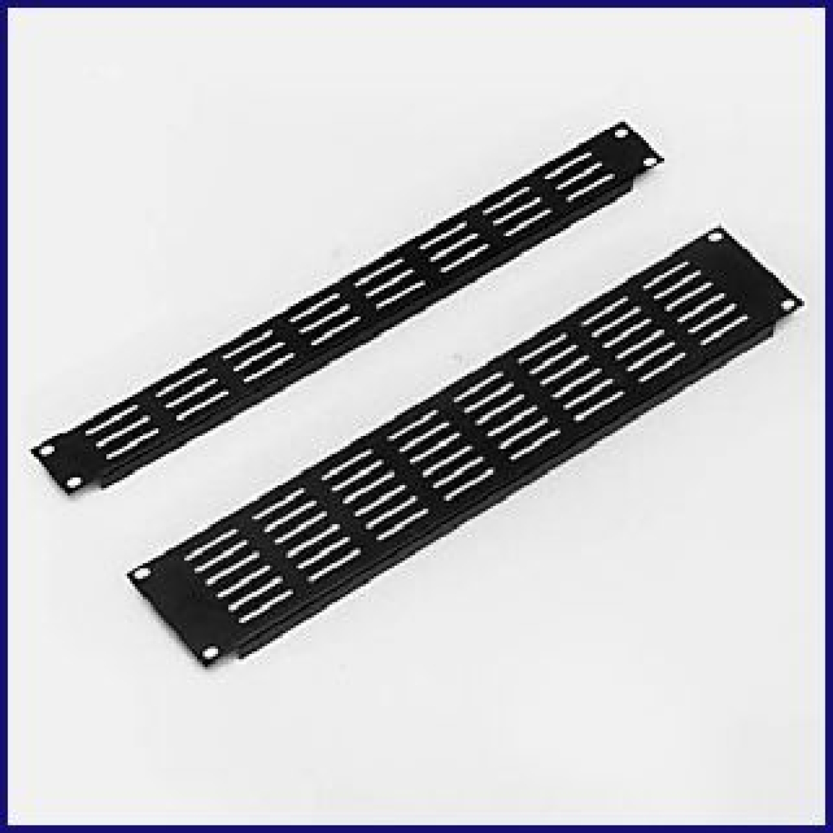 2HE-Racklüftungsblende, 8x5 Schlitze