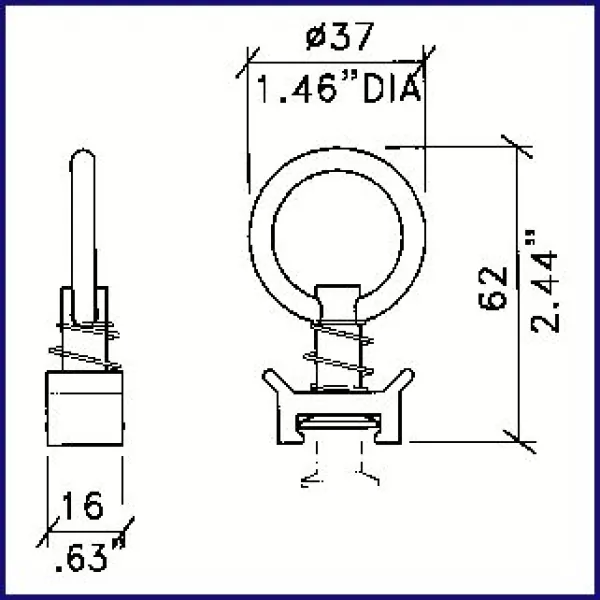 Flugöse für R1436/R1438, einfach