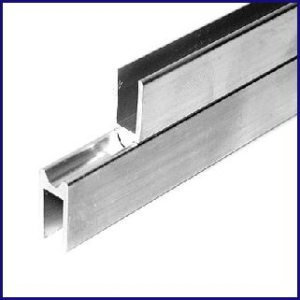 Schließprofilpaar male/female 6.4mm, glatt