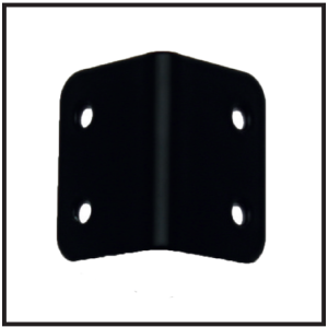 Schließwinkel 31.2x40, Bohrungen 5mm Schwarz