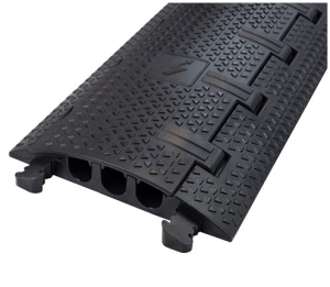 Kabelbrücke 110x29x5cm, 3 Kanal, schwarz