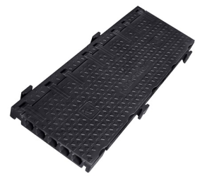 Kabelbrücke Basis, 5 Kanal, 100cm, schwarz