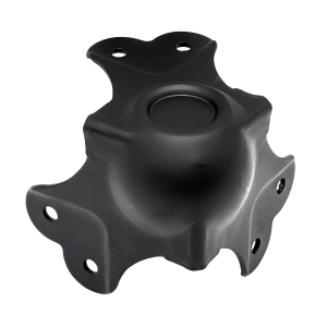 Large Black Female Stackable Heavy Duty Ball Corner with 30mm Offset