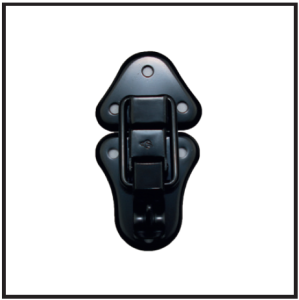 Schnappschloß groß, mit Öse Schwarz